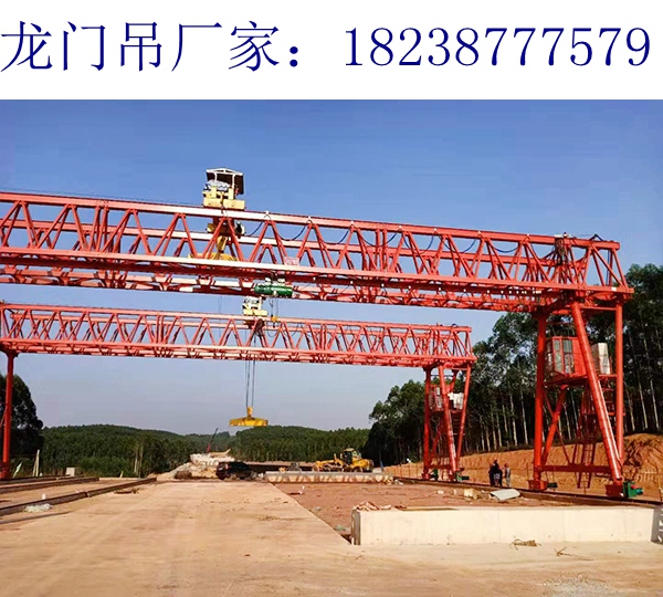 甘肅蘭州龍門吊生產(chǎn)廠家80t液壓龍門吊服務系統(tǒng)完善