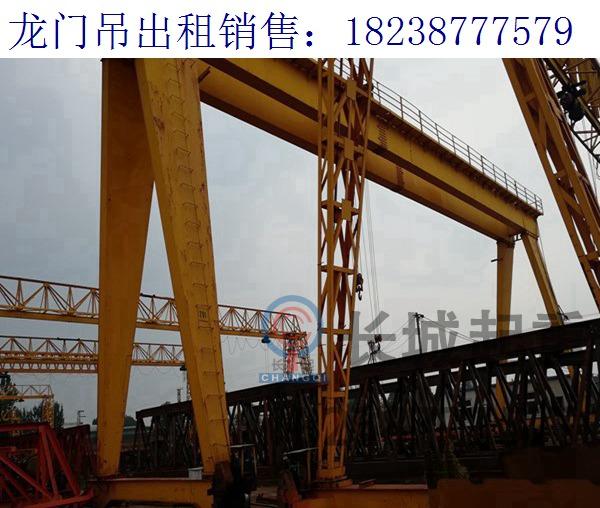 湖北黃石門式起重機廠家 龍門吊主梁運輸