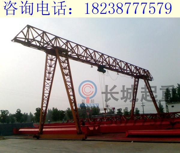 湖北十堰5噸花架龍門吊廠家 龍門吊安裝調(diào)試注意項