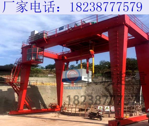 甘肅蘭州60噸龍門吊廠家 大跨度龍門吊的力學(xué)分析