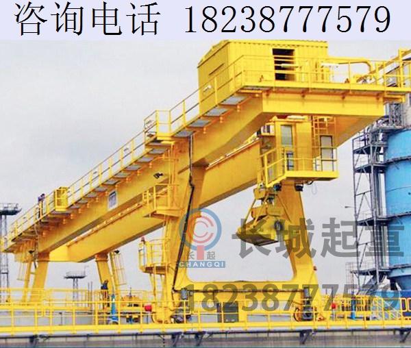 帶抓斗的龍門吊 結構設計層面的穩定性優化