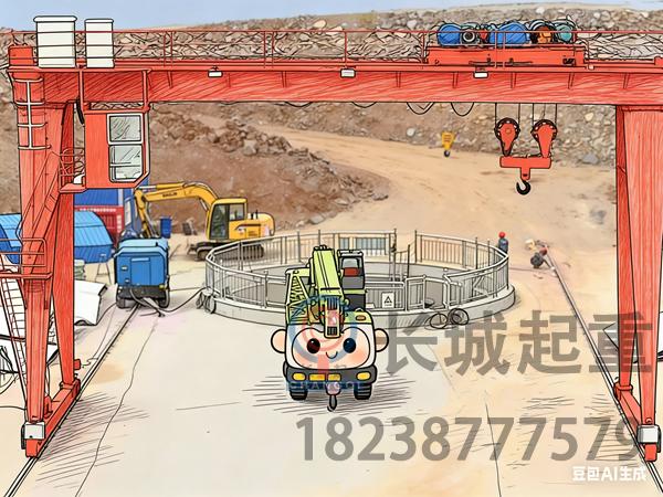 關(guān)于對豎井龍門吊工作總體環(huán)境和氣候的要求