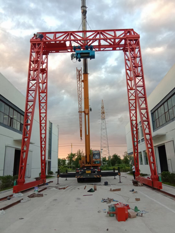 吉林白城龍門吊廠家電動(dòng)葫蘆龍門吊