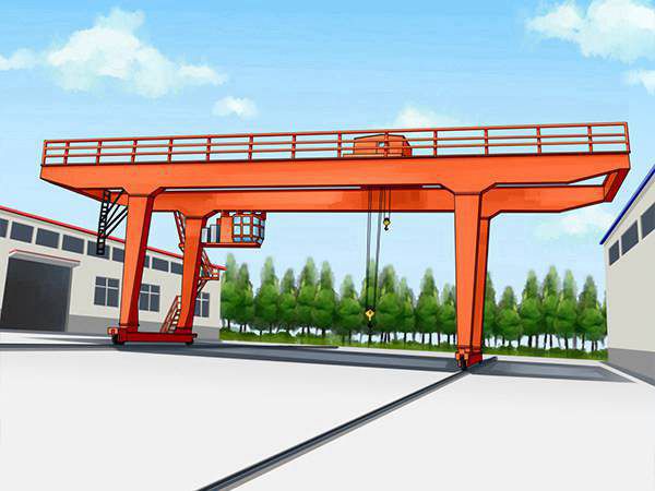 山西運城龍門吊廠家160T鋼材雙懸臂門式起重機